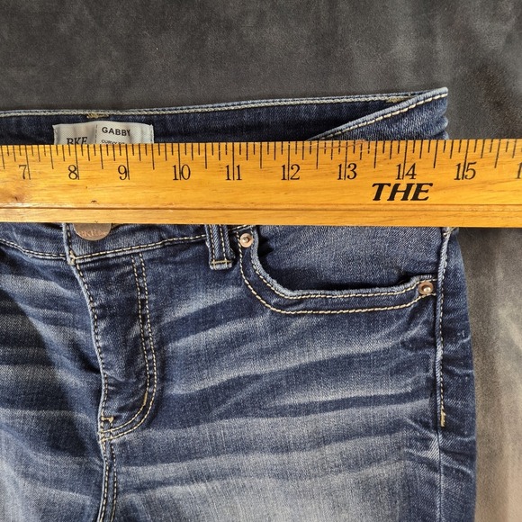 BKE Womens Gabby high-rise, Curvy-fit flare jeans 27 x 31.5 - Picture 6 of 11